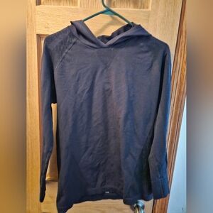 Zyia active black compression hoodie